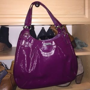 Coach STUNNING! pattened leather handbag 👜