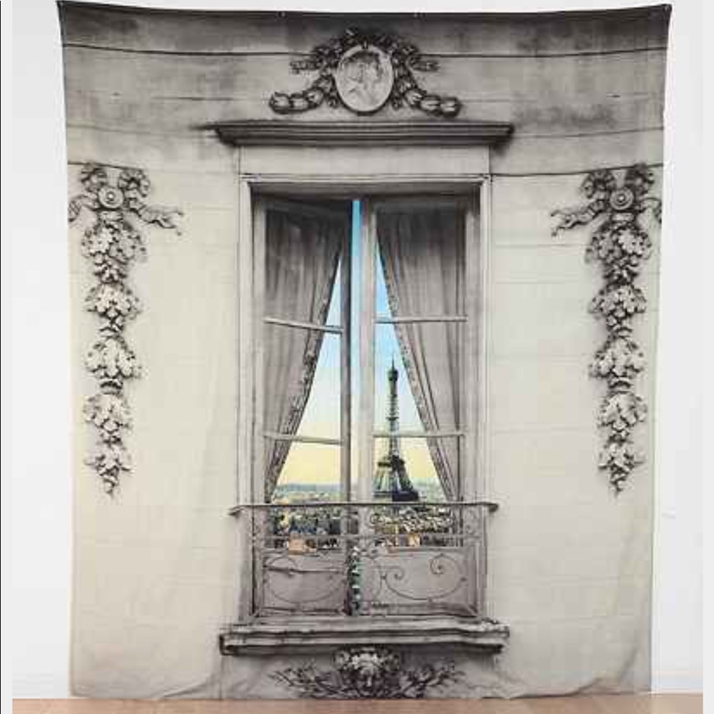 Urban Outfitters Parisian Window Tapestry