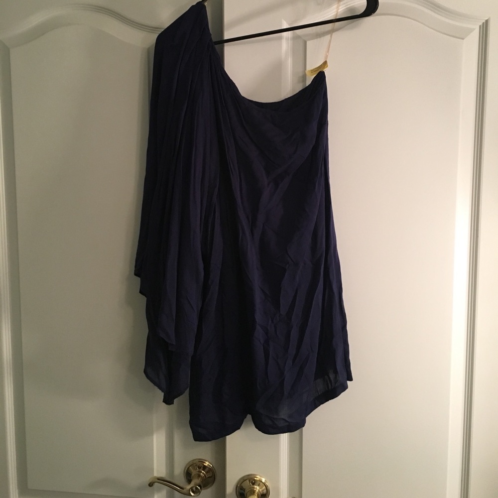 One shoulder cocktail dress