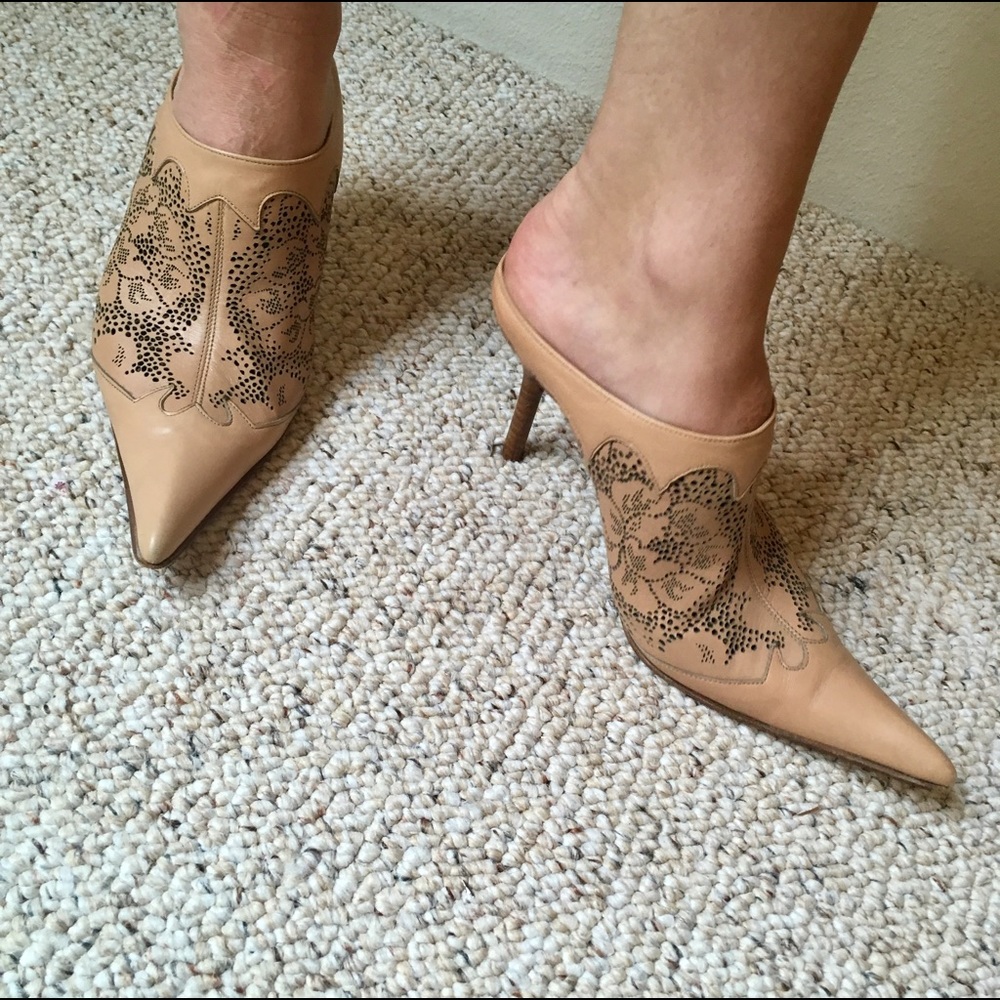 Vintage Italian Handmade Leather Heels