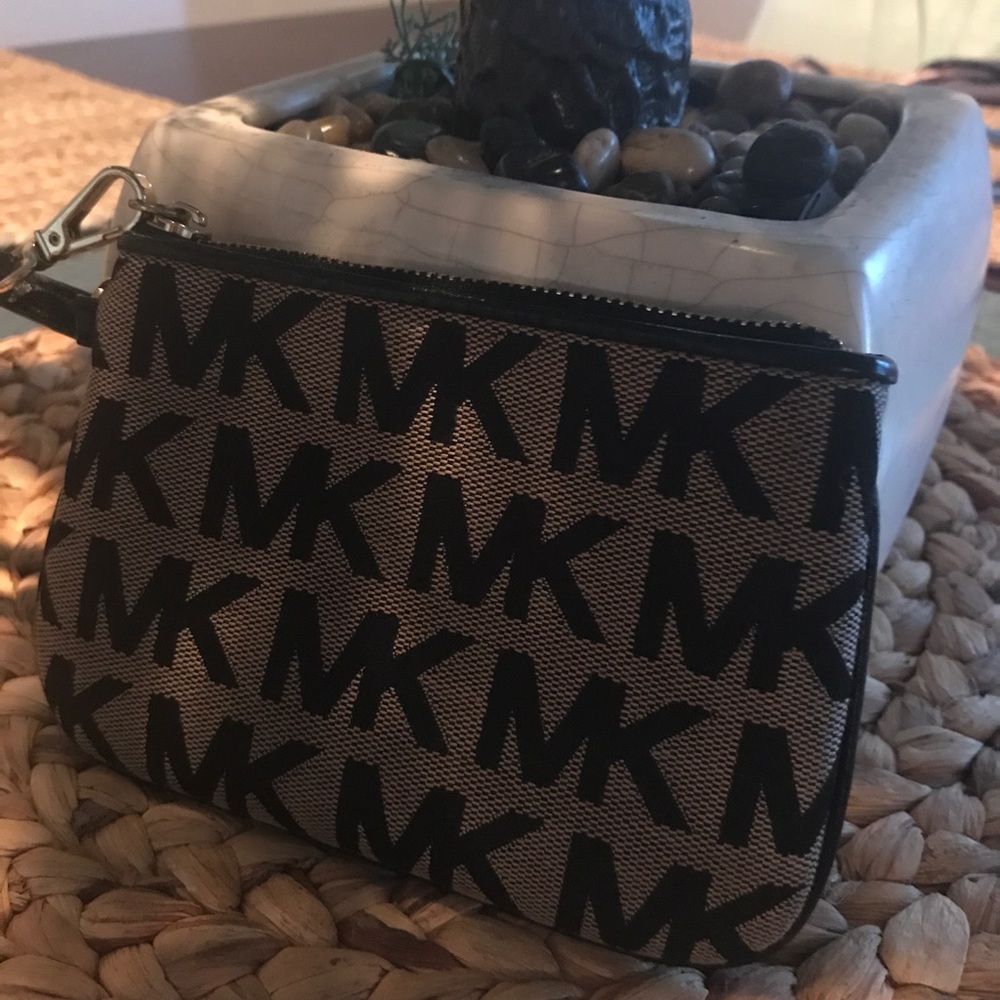 Michael Kors Black logo coin purse