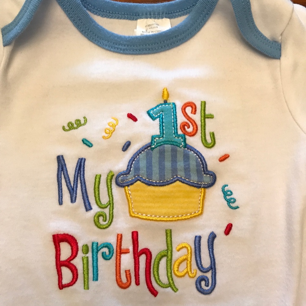SALE!  $5 IF bundled!  1st birthday onsie