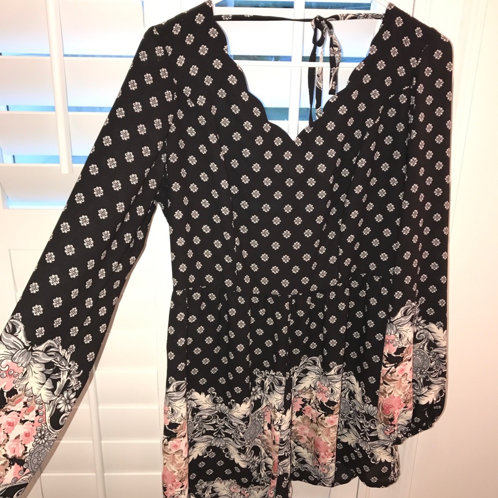 Long sleeve romper