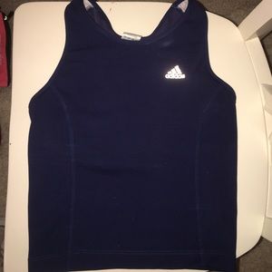 Adidas Cropped Racerback Tank Top