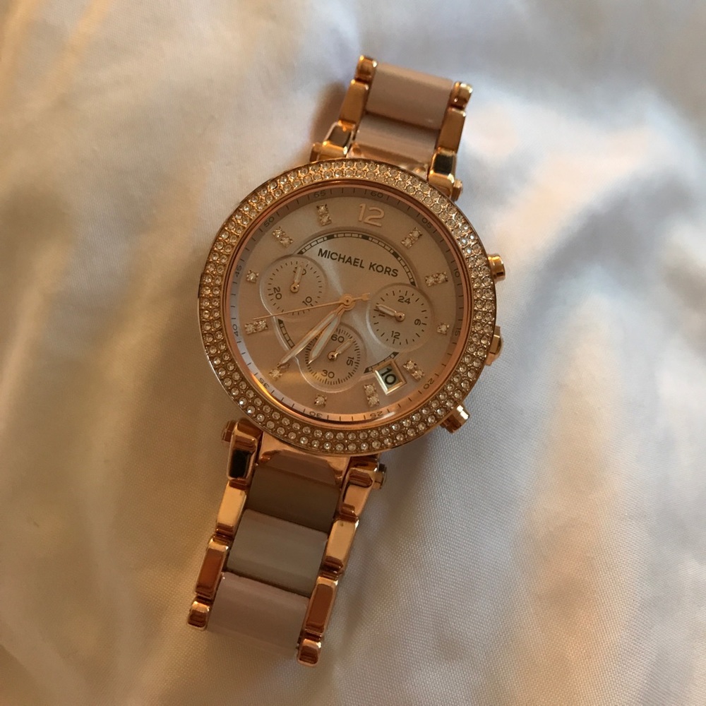 Michael Kors Rose gold watch