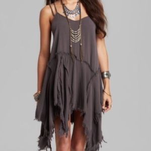 FREE PEOPLE tattered slip dress