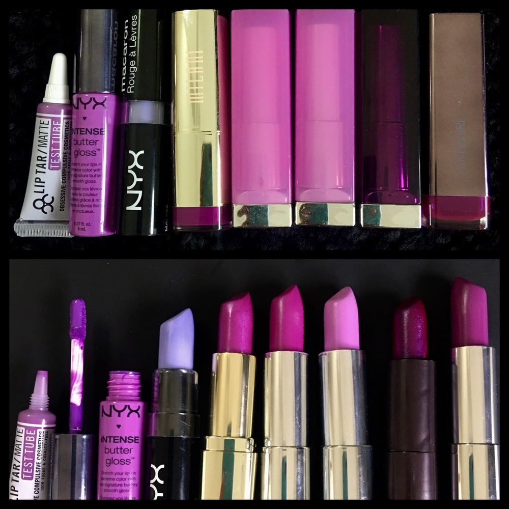 GOT PURPLE?  8 Misc purple lipsticks!