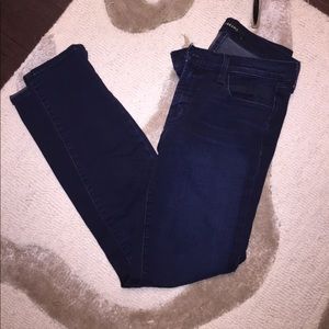 Dark denim jeans