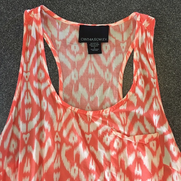 Cynthia Rowley Racer Back Tank - Picture 3 of 3