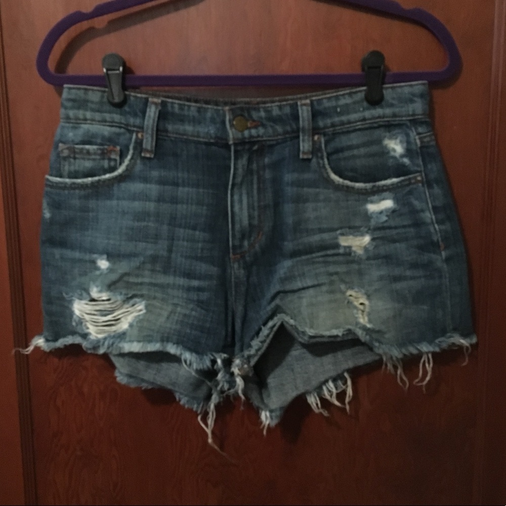 Joes jeans, distressed cut off Mags shorts
