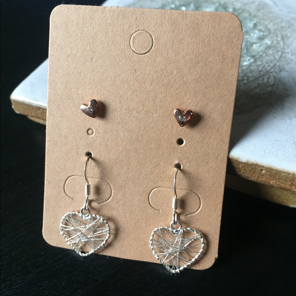 Heart Earring Set - Picture 4 of 5