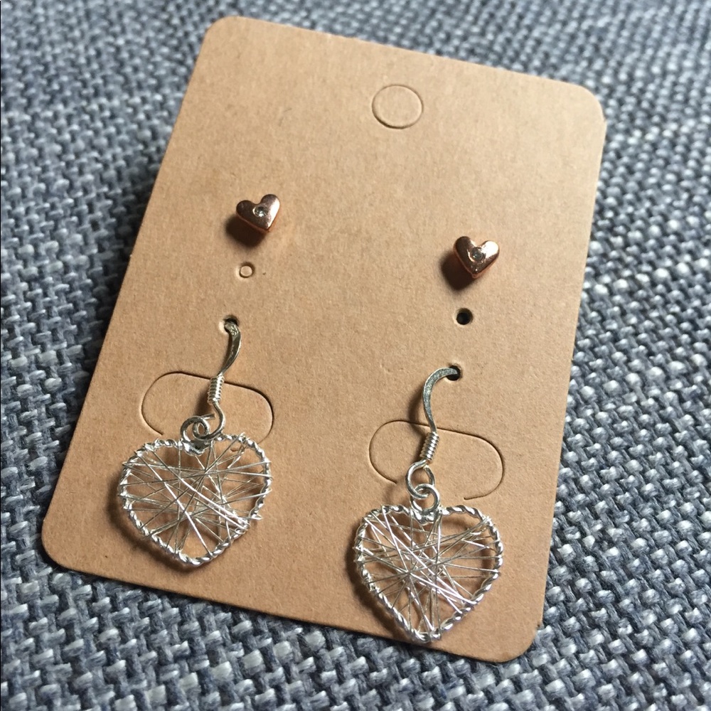 Heart Earring Set - Picture 3 of 5