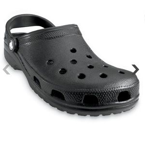 Slightly worn Authentic Black Crocs