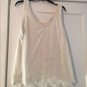 Maurice's Lace Overlay Tank