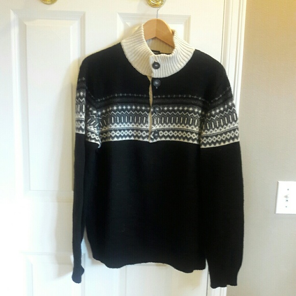 Franco Danti Men' s  Wool Blend Sweater, M - Picture 2 of 4