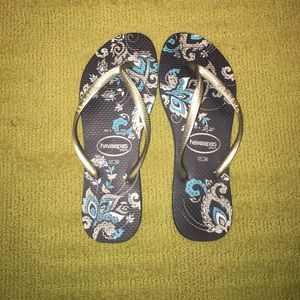 Navy Havianas "Slim"