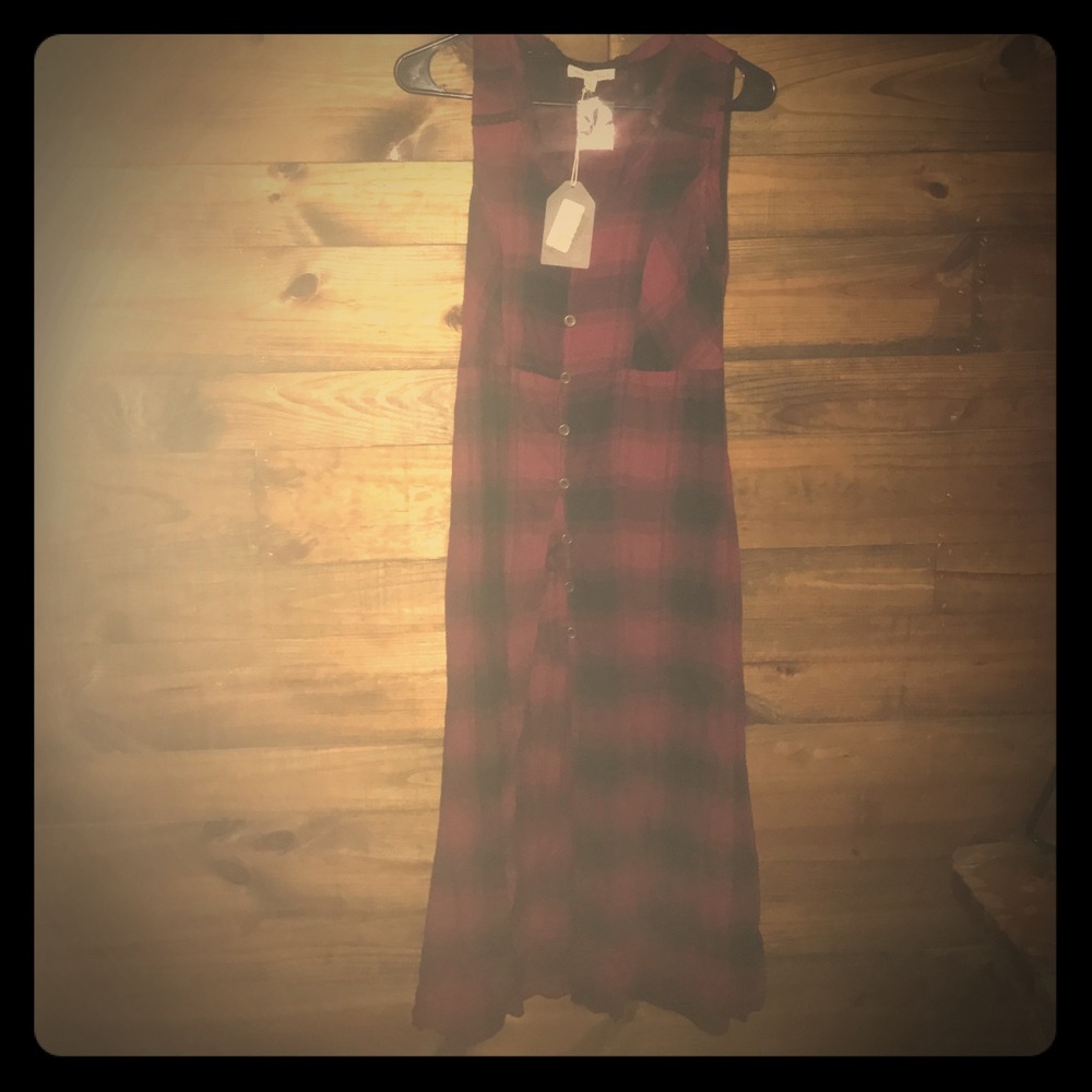 Buffalo plaid dress