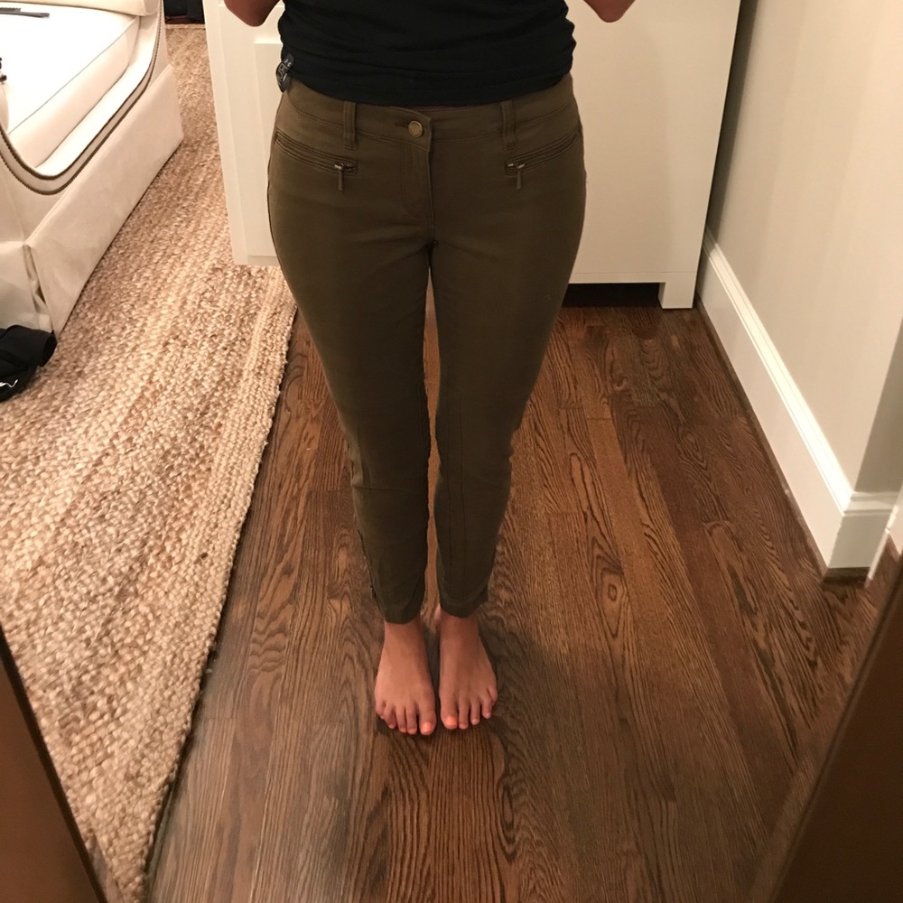 Michael Kors Army green skinny pants