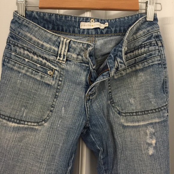 Cache cache light washed blue jeans. - Picture 4 of 5