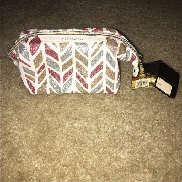 Sephora Handbags - NWT limited edition! Sephora sparkly makeup bag!
