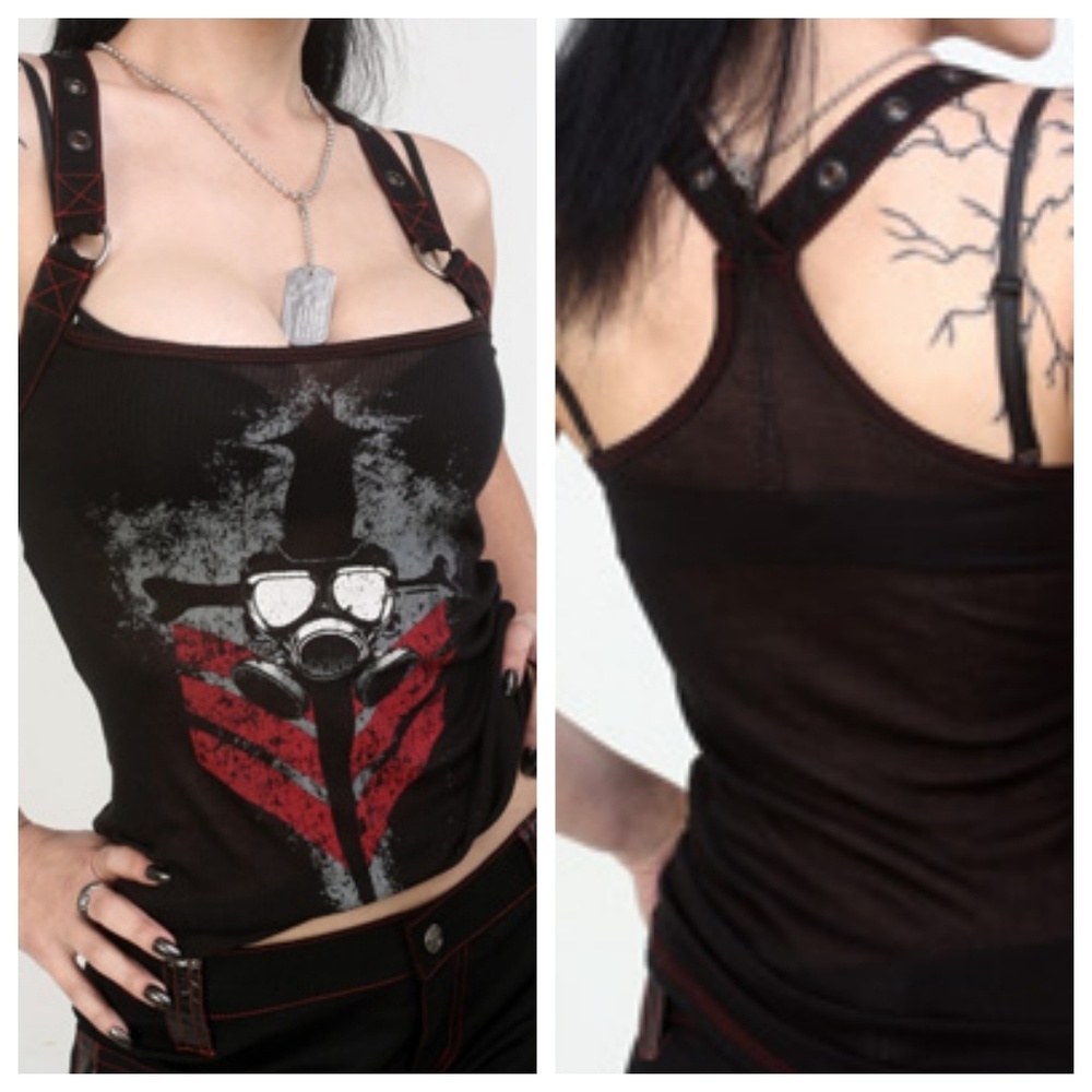 LIP SERVICE "Fallout" ribbed tank top