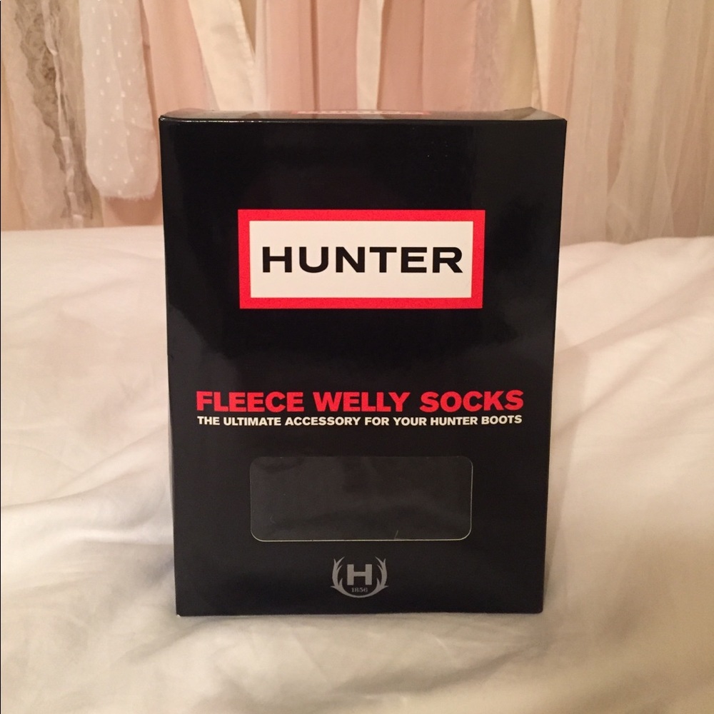 Cable Knit Hunter Welly Socks - Black
