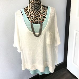 Free People oversized top OS