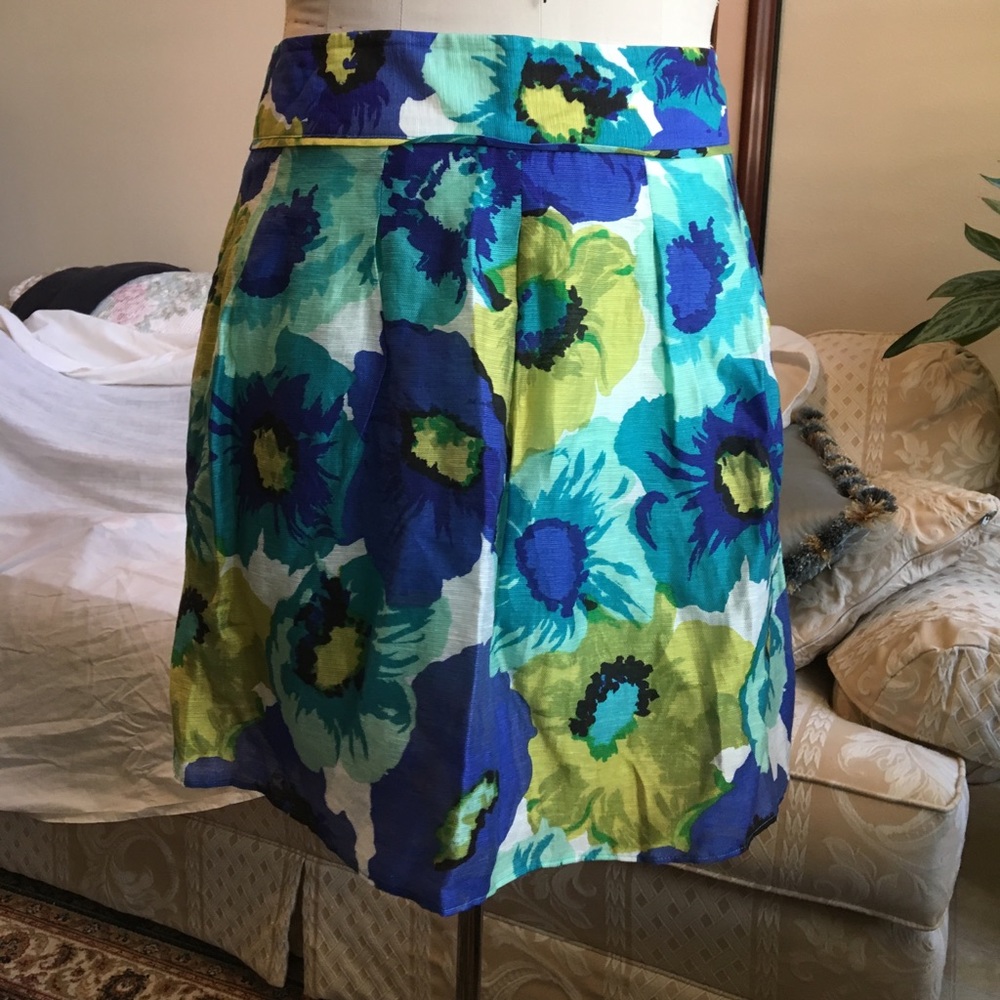 Ann Taylor loft linen blend skirt