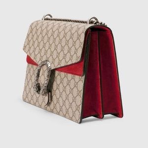 Dionysus GG Supreme shoulder bag red Gucci new