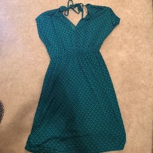 Soft v neckline dress