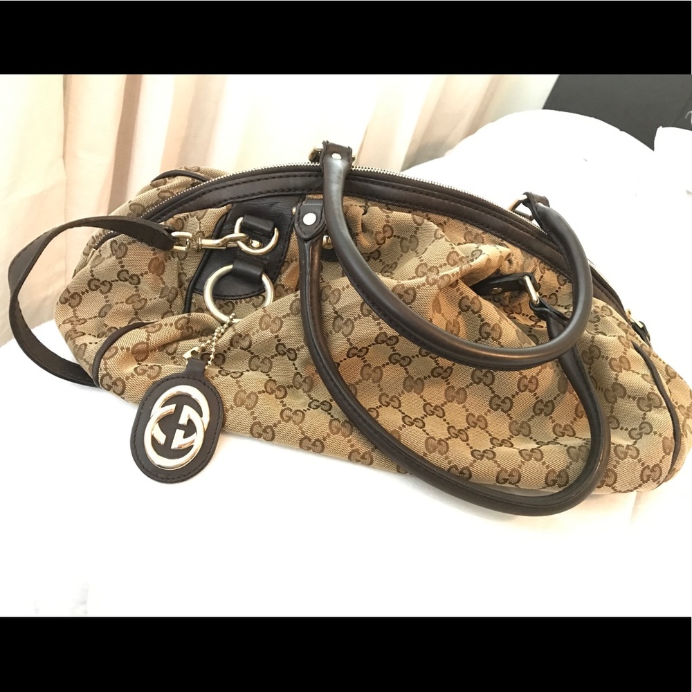 Authentic Gucci Sukey Boston handbag