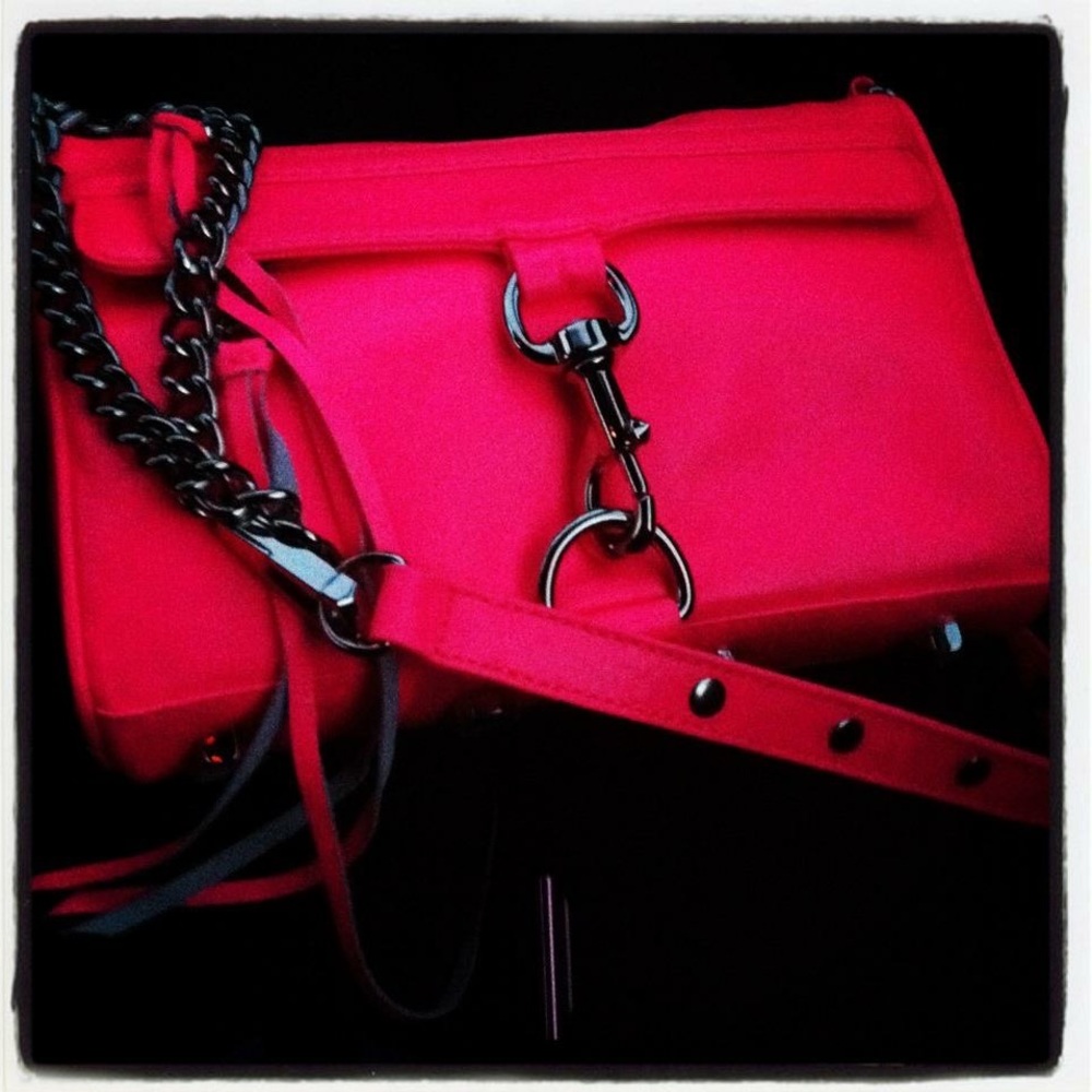 Authentic Rebecca Mincoff purse in HOT PINK