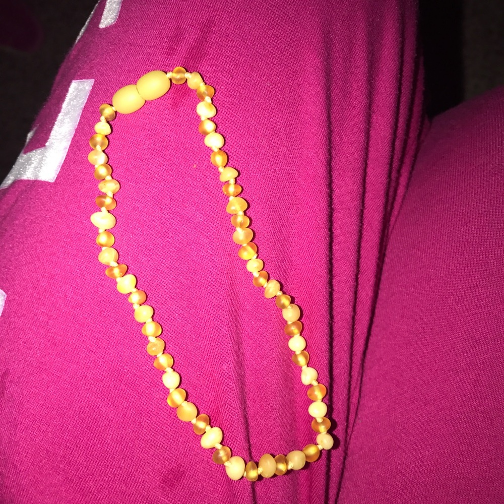 Amber Baby Teething Necklace