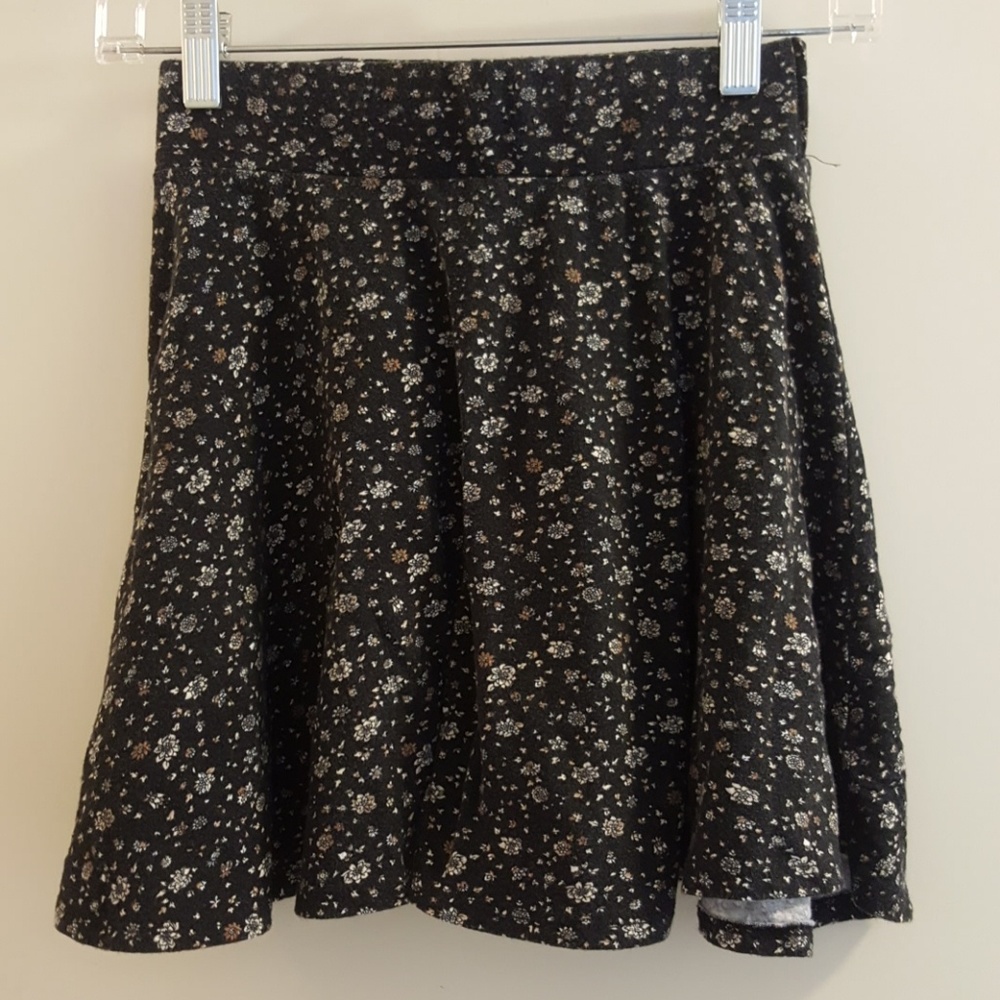 skater floral skirt