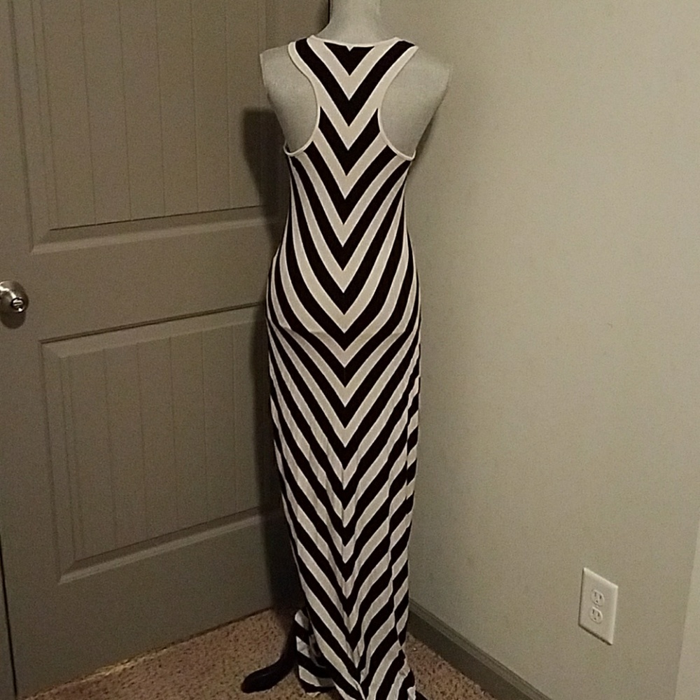 Razor back maxi dress