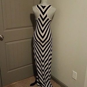 Razor back maxi dress