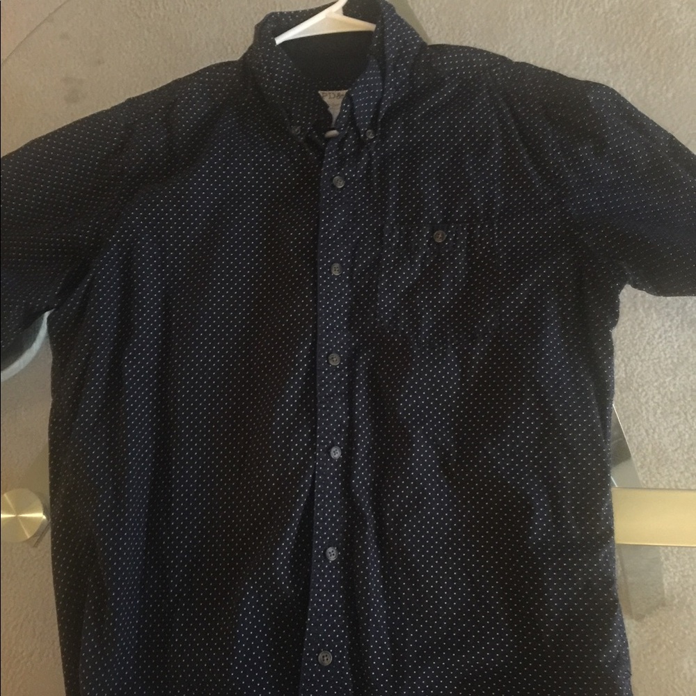 PD&C dark blue button shirt