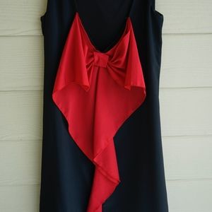 Georgia Red and Black Dress