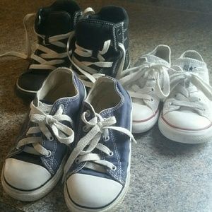 Boys Converse size 10 3 pairs