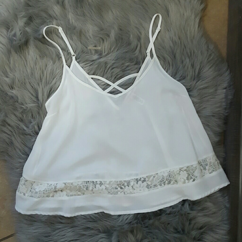 Flowy chiffon tank