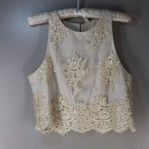 BHLDN Lace Top by Donna Morgan