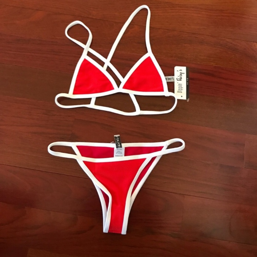 RED BIKINI SET