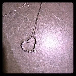 Diamond heart necklace
