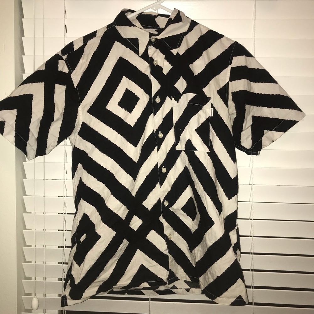 Vintage Supreme Button Down Hawaiian Shirt.Adult S