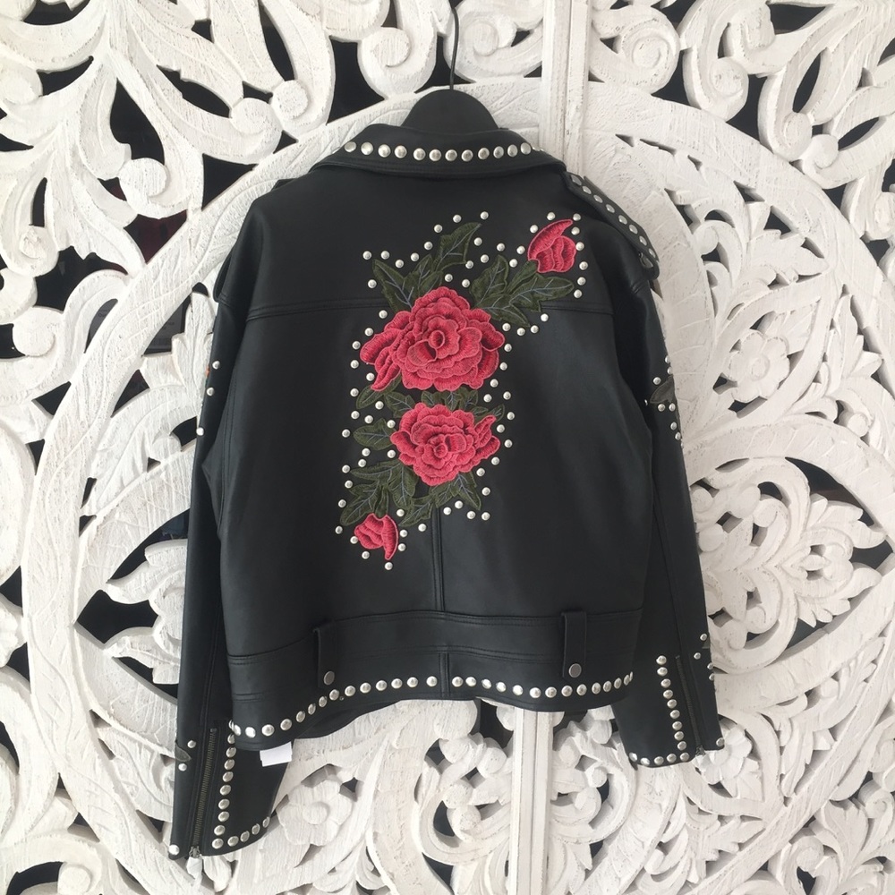 ❤️ LF Carmar Black Leather Jacket - Picture 4 of 6