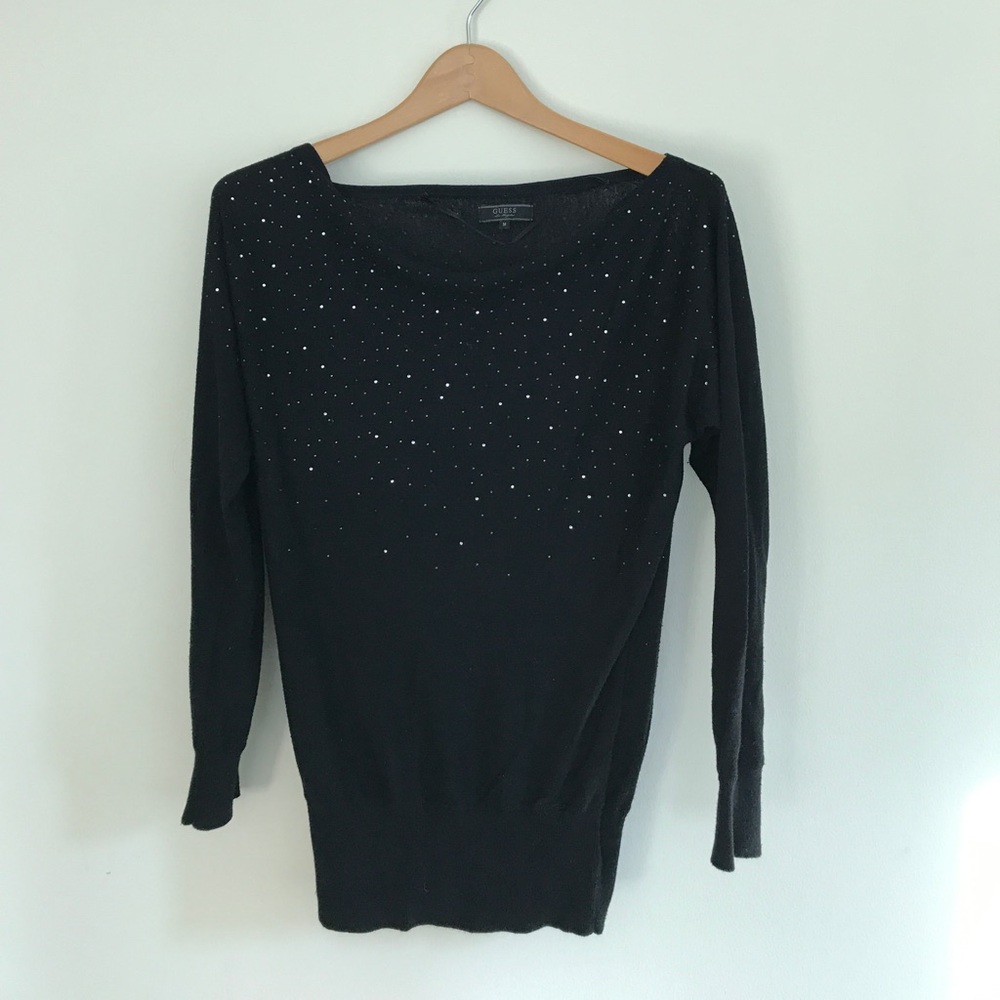Guess rhinestone sweater