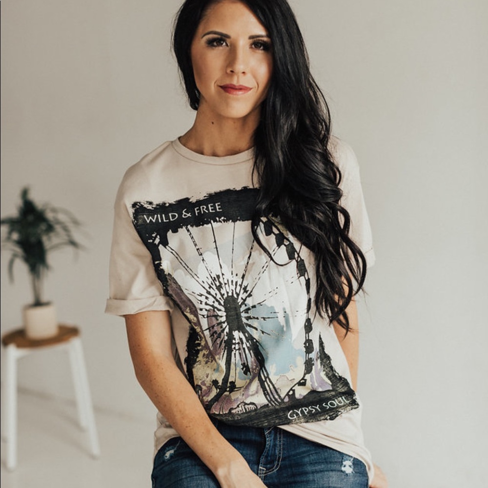 Wild & Free Gypsy Soul Tee - Picture 6 of 8