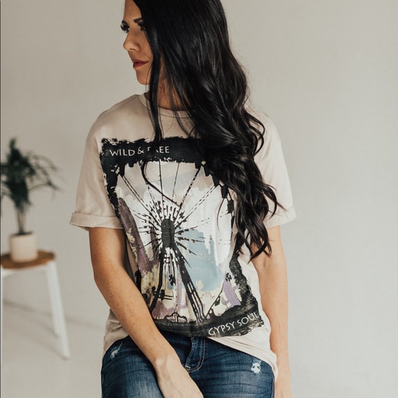 Wild & Free Gypsy Soul Tee - Picture 8 of 8