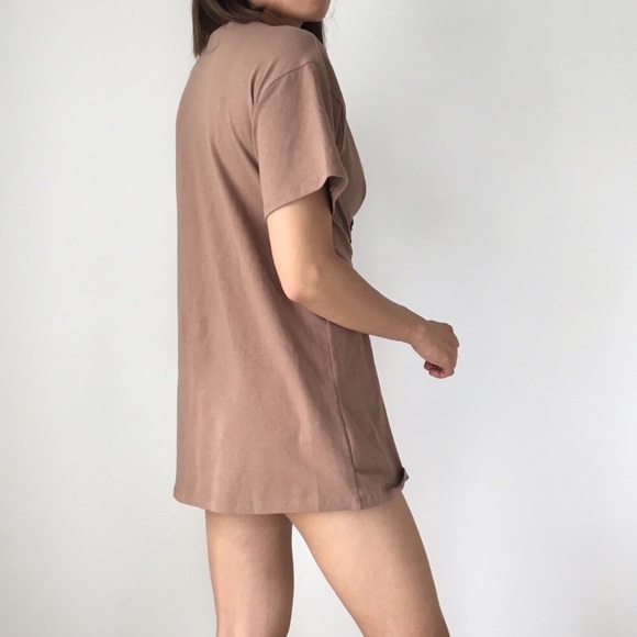 Celebrity tan nude corset tshirt - Picture 6 of 6