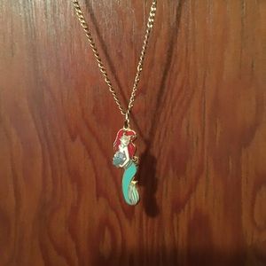 Vintage  Disney little mermaid necklace